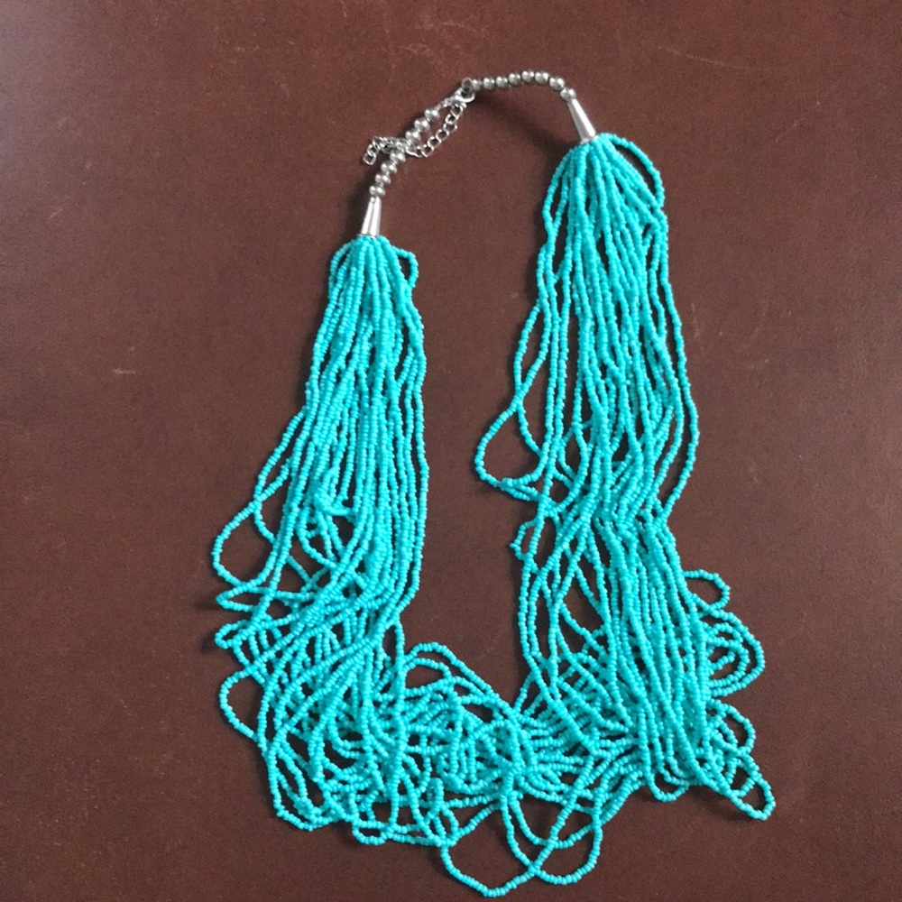 Vintage handmade turquoise necklace